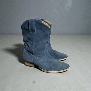 Mia – Women’s Size 7M Blue Suede Boots